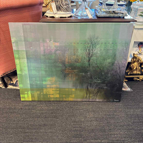 Green Tree Abstract Giclee