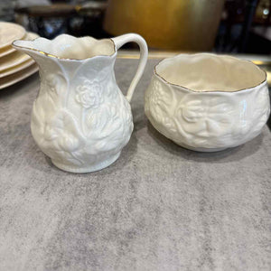 Belleek Cream and Sugar