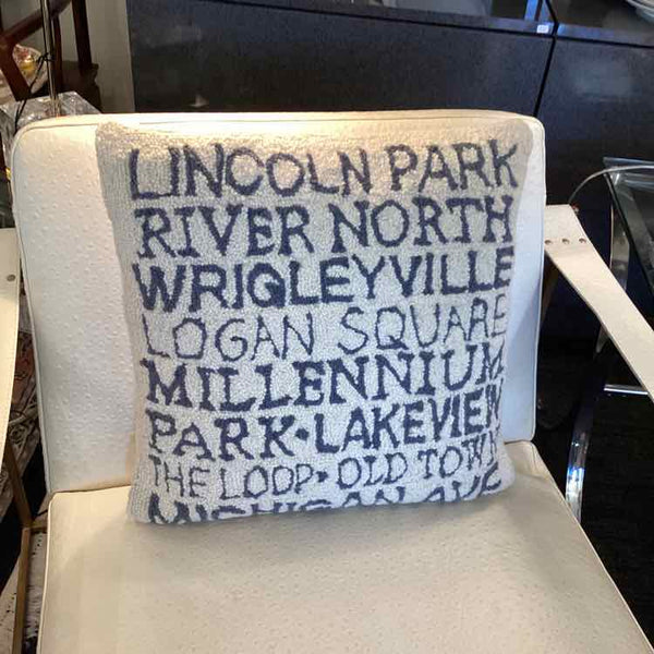 Chicago Neighborhood Pillow