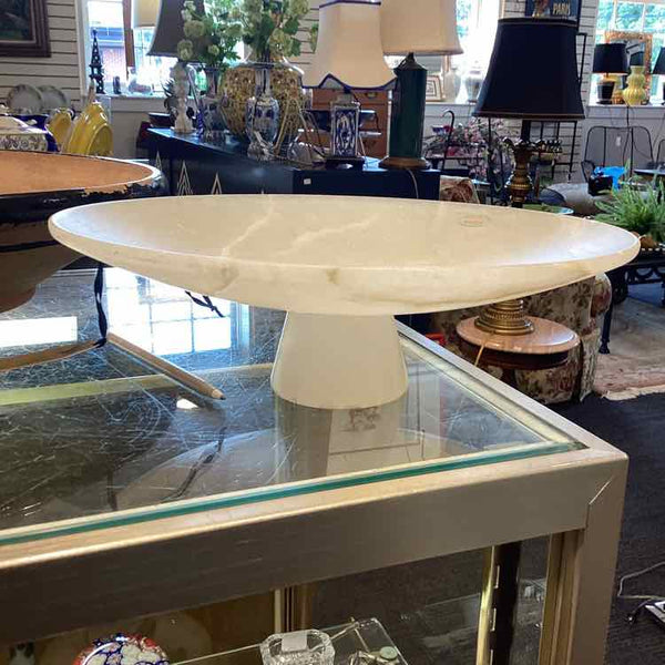 Alabaster Scali Pedestal Bowl from Italy