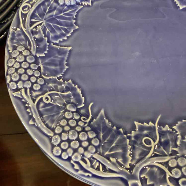 Blue Bordallo Pinheiro Dinner Plates - Set of 9