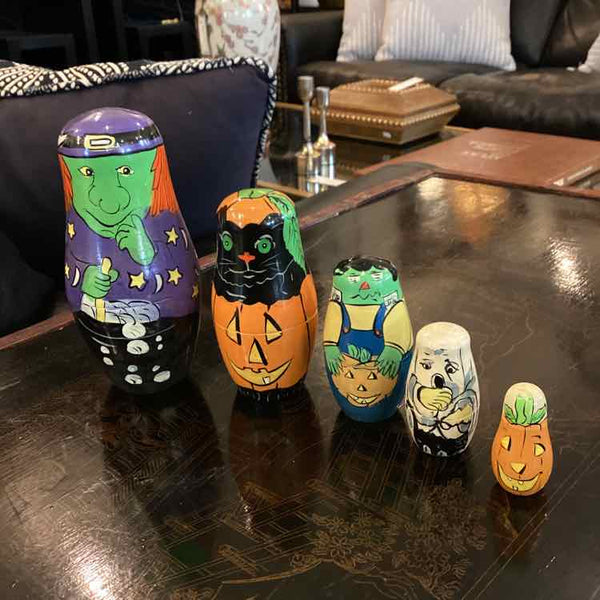 Set of Halloween Nesting Dolls