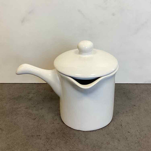 White Creamer/Lid