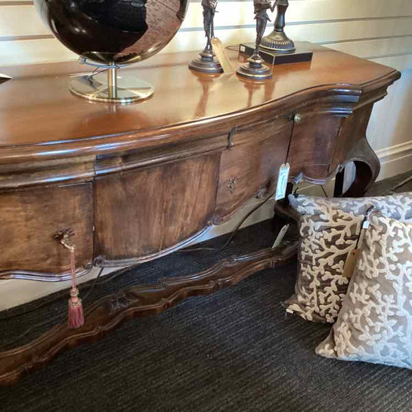 Antique Console with 2 Doors & 2 Drawers