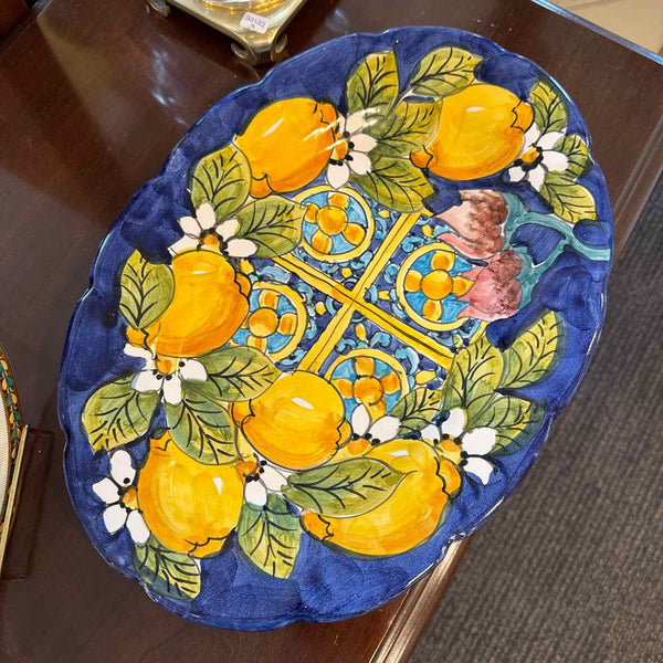 Blue Italian Serving Platter