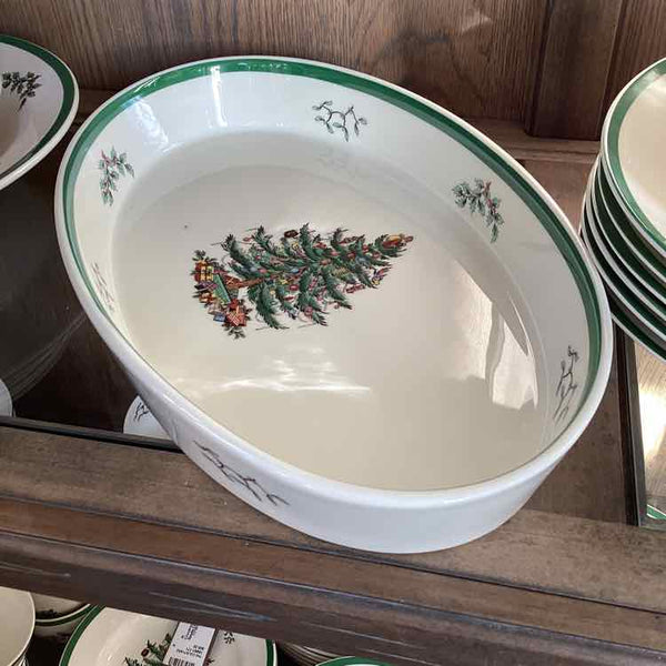 Spode Oval Christmas Dish