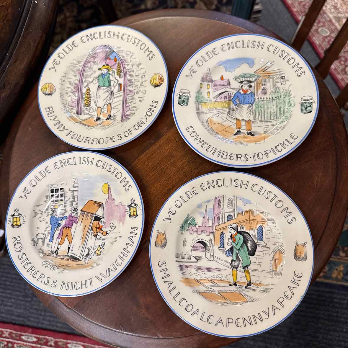 Set of 4 Scenic Plates