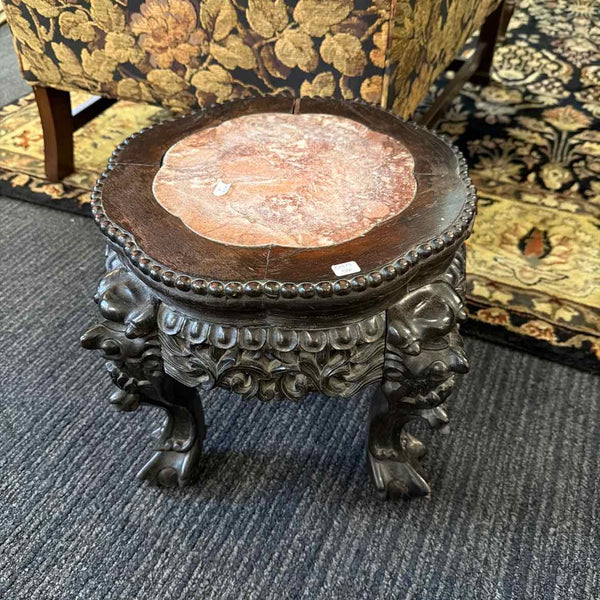 Marble Top Plant Stand