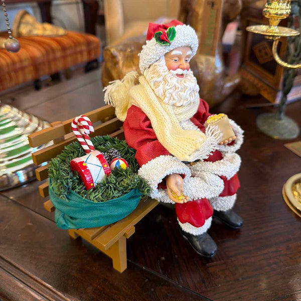 Clothtique - Santa on Park Bench