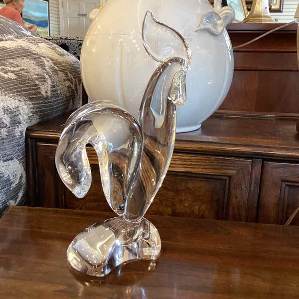 Steuben Crystal Rooster