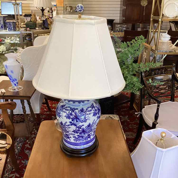 Blue And White Ginger Jar Lamp