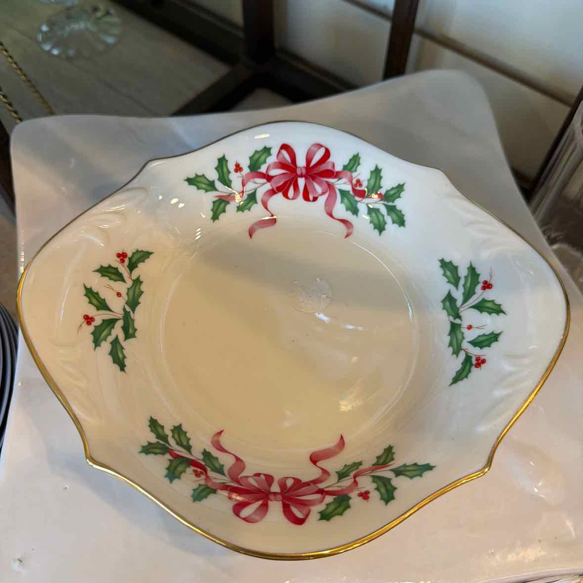 Lenox Christmas Oval Dish