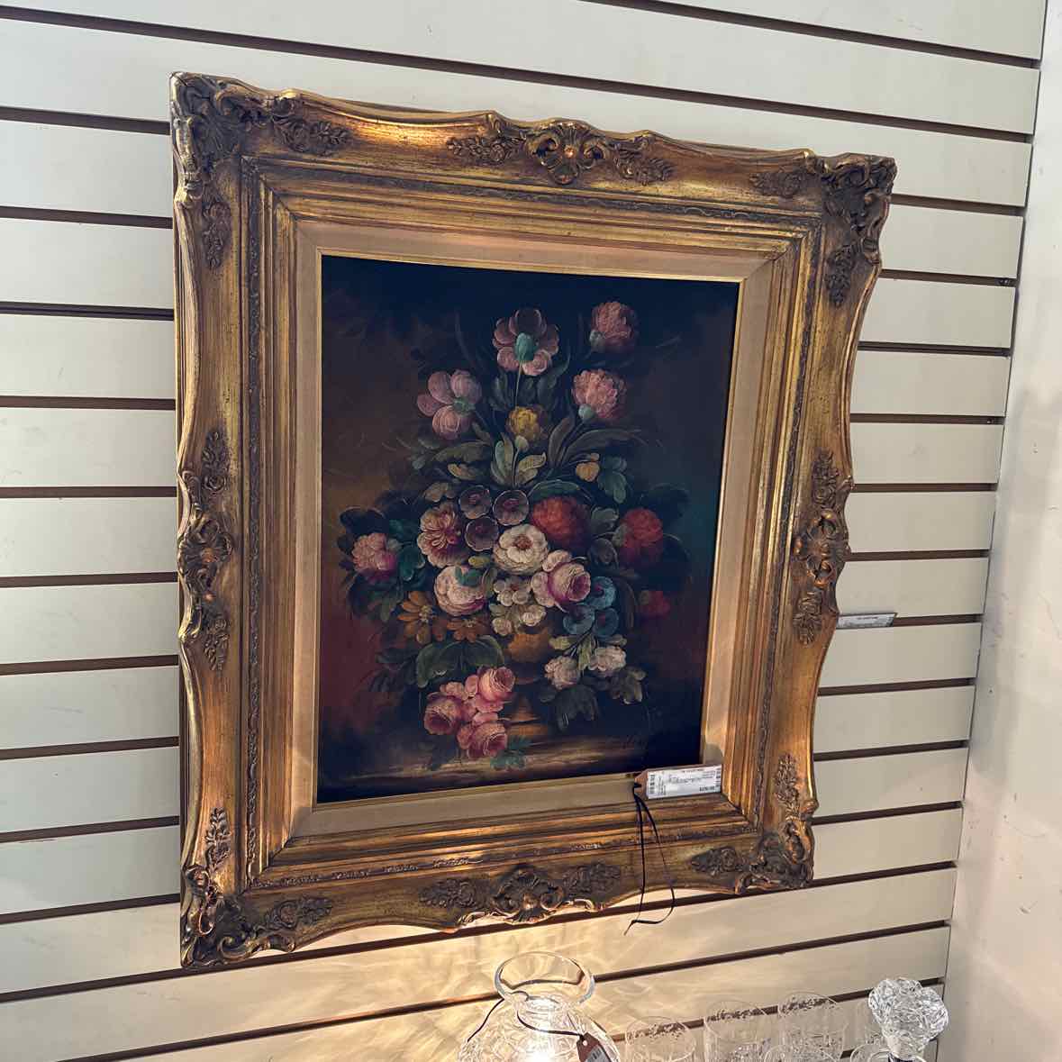 Gold Framed Floral Painting