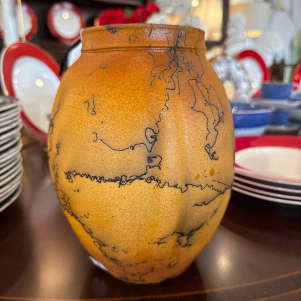 Raku Pottery Vase