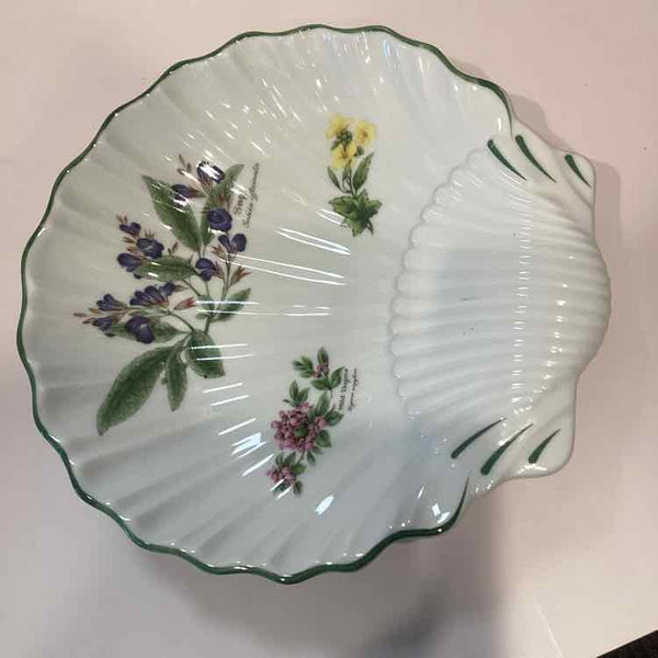 Royal Worcester Porcelain Plate w/Flowers