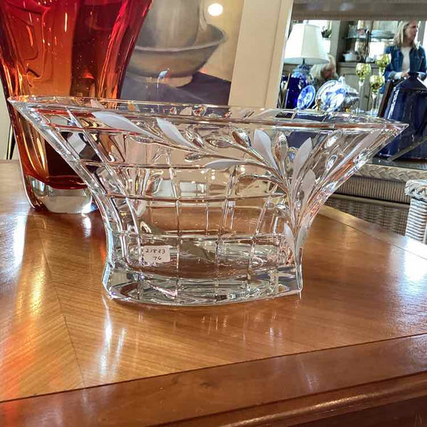 Shannon Etched Crystal Bowl