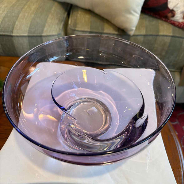 Ed Branson Amethyst Crystal Bowl