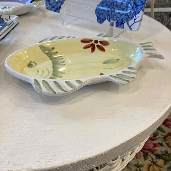 Italian Pottery Fish Serving Plate