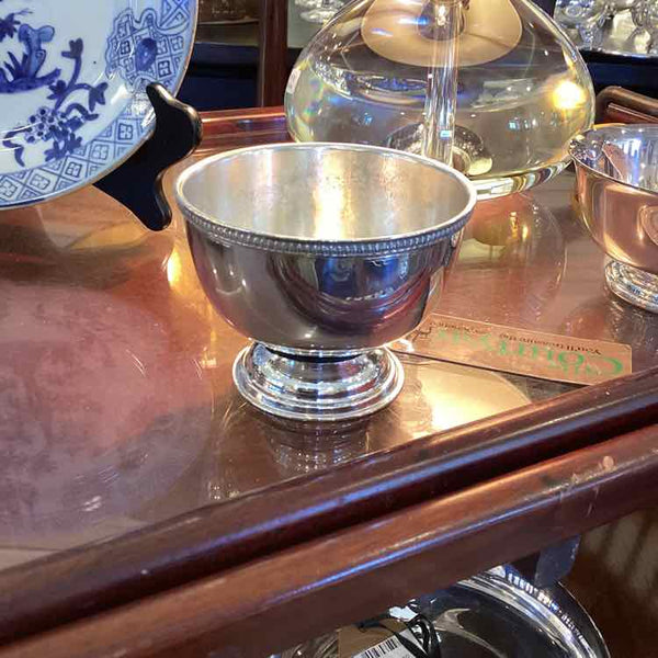 Silverplate Footed English Bowl