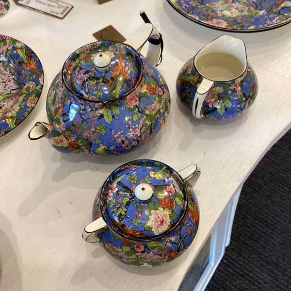 Crown Ducal Tea Pot With Creamer And Sugar