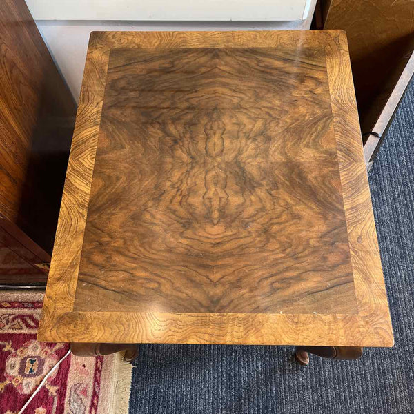 Baker Burled Side Table