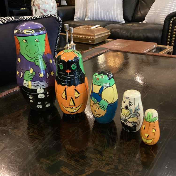 Set of Halloween Nesting Dolls