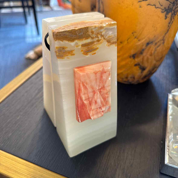 Agate Bookends