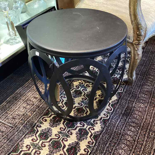 Black Metal Round Table