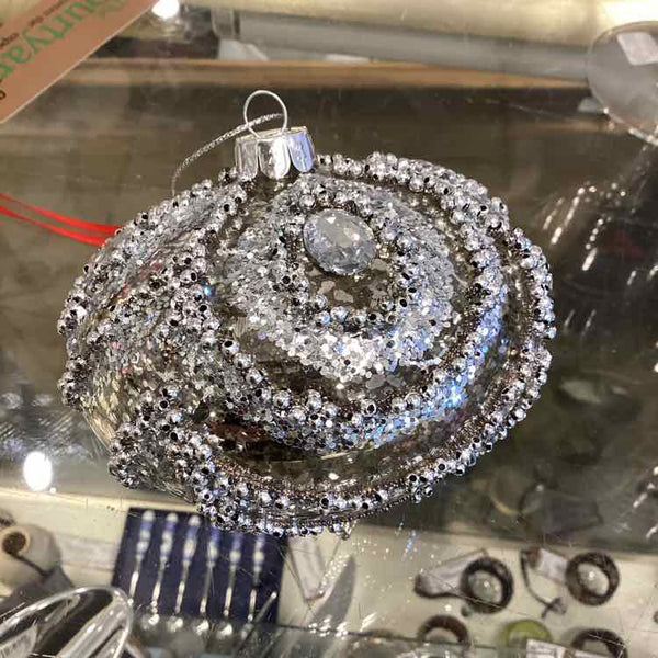 Mercury Glass Silver Ornament