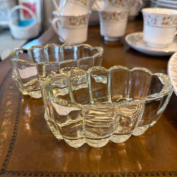 Pr. Glass Spoon Rests
