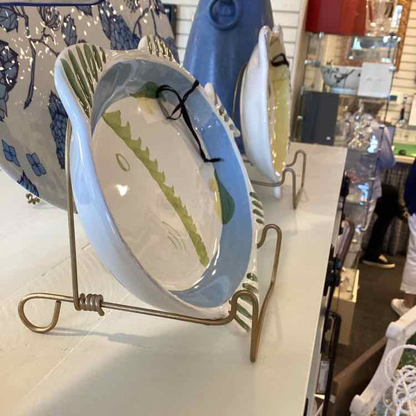 Italian Pottery Fish Serving Plate