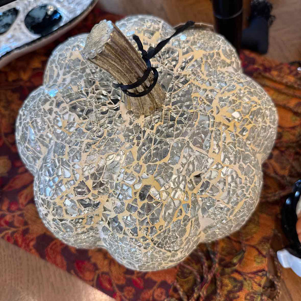 Mosaic Mirror Pumpkin
