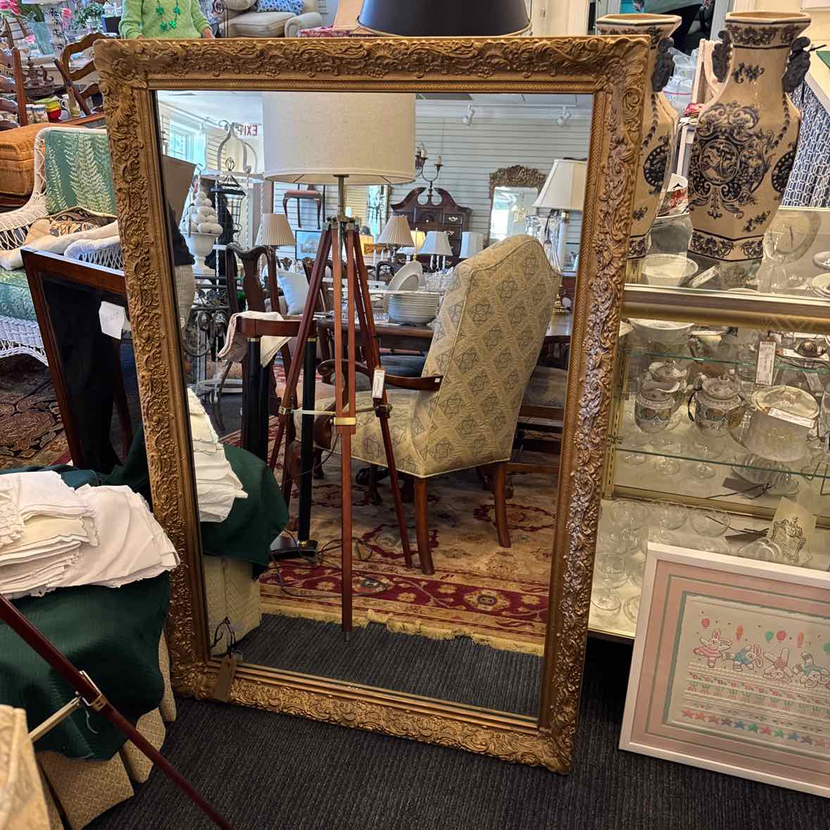 Gold Ornate Mirror