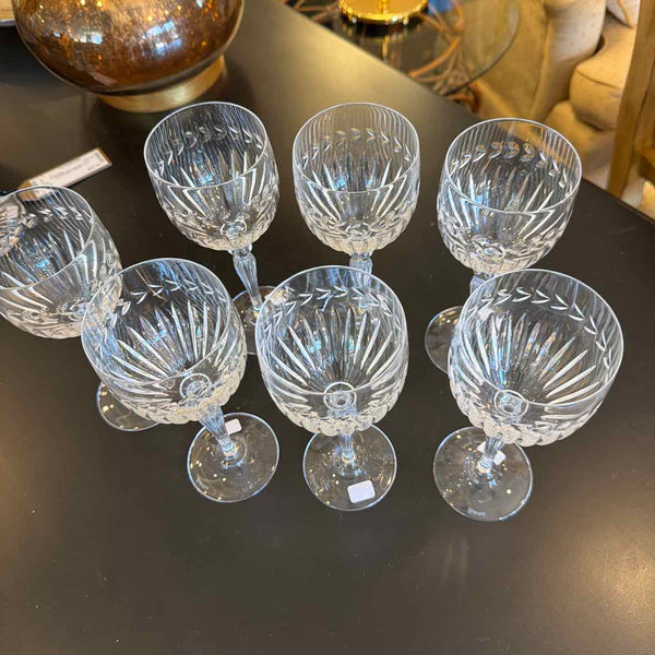 7 Waterford "Newbury" Glasses