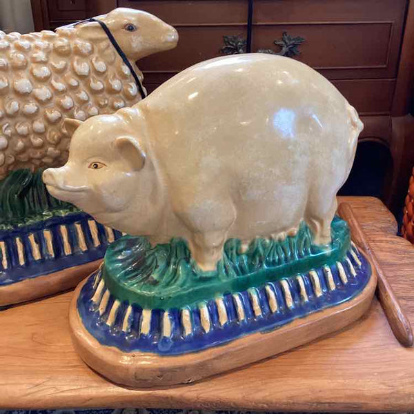 "As Is" Ceramic Pig Figurine
