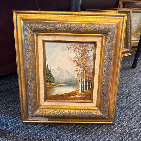 Oil Painting - Mountain Scene