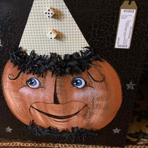 Pumpkin Folk Art Wall Painting