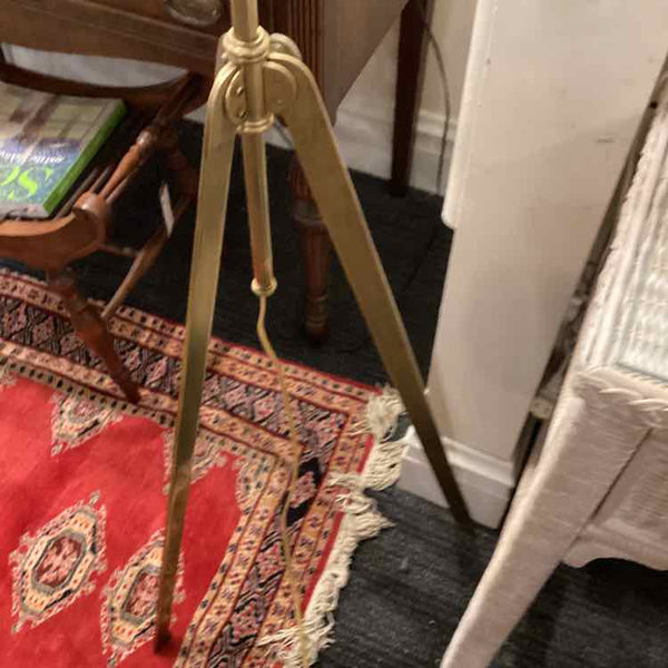 Restoration Hardware Brass Tripod Lamp