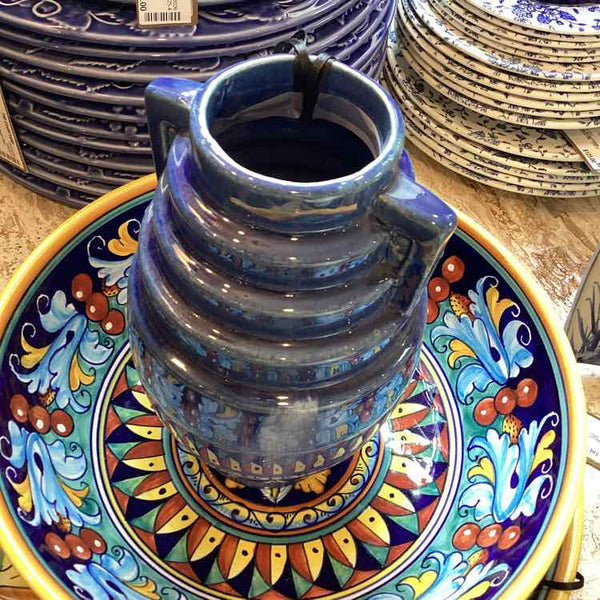 Brush Blue McCoy Moderne Vase