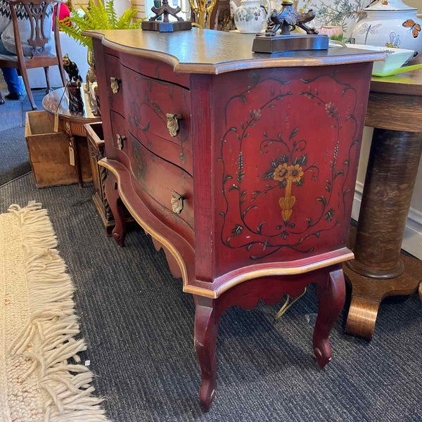 Red Two Drawer Chest