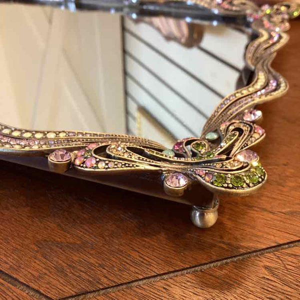 9x11.5" Papyrus Jeweled Vanity Mirror