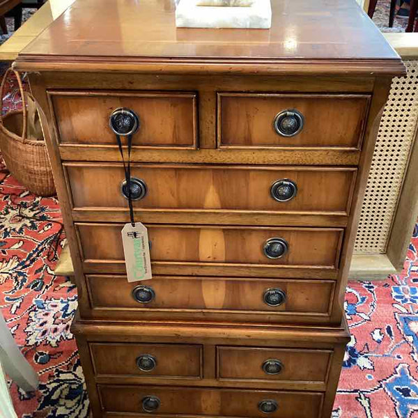 Antique Seven Drawer Inlaid Chest