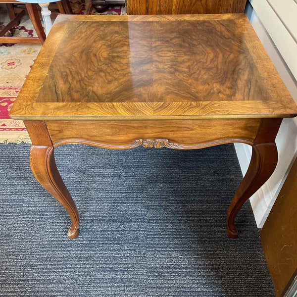 Baker Burled Side Table