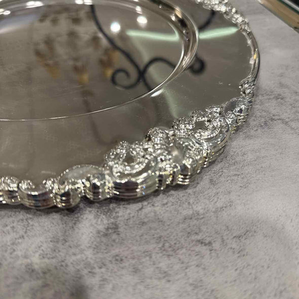 4 Davco Silver Chargers