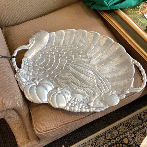 Gorham Metal Turkey Serving Platter