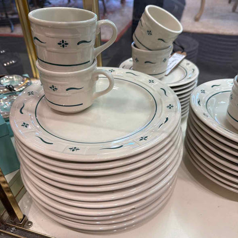 12 Settings Longaberger Pottery