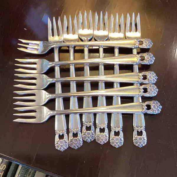 10 Cocktail Forks "Eternally Yours" Intro 1941