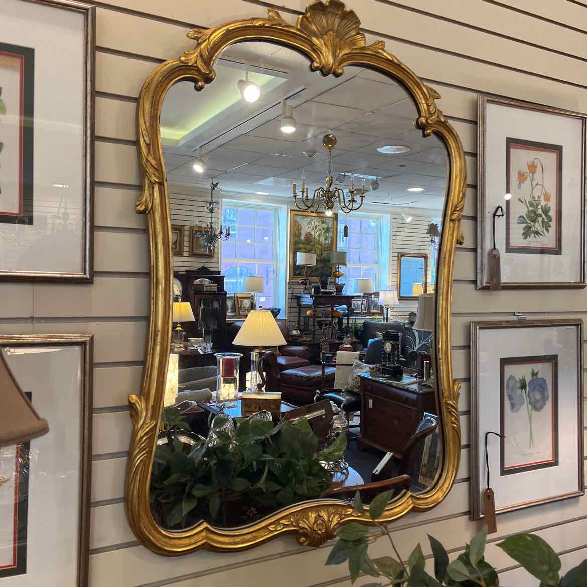 Gold Carved Mirror