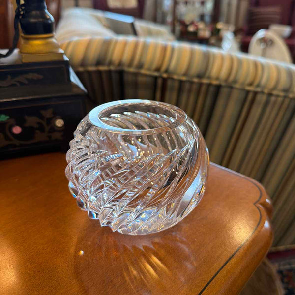 Faberge Crystal Rose Bowl
