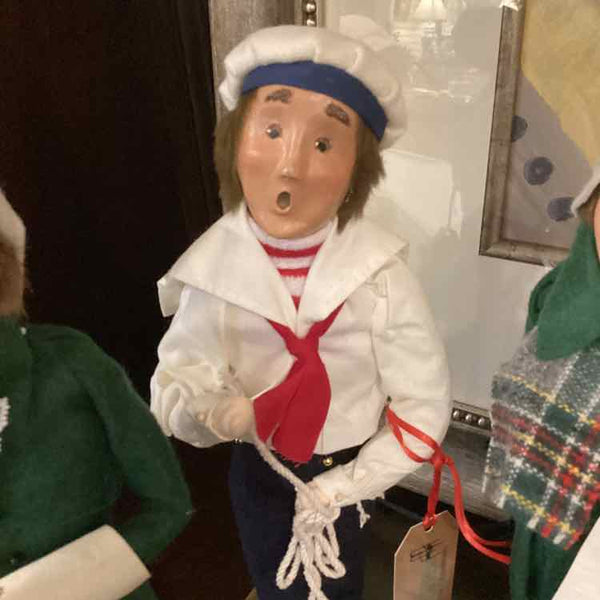 Byer's Choice Sailor with Rope